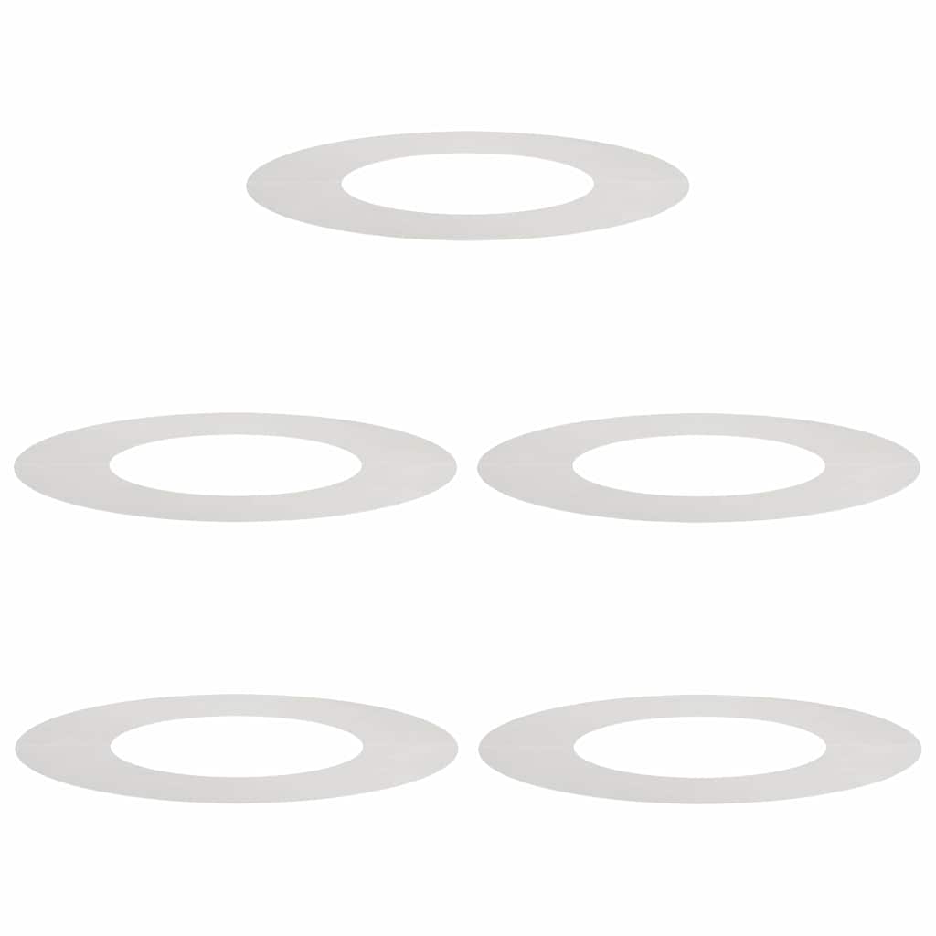 Flat Tree Rings 5 pcs Silver Ø40 / 70 cm Stainless steel