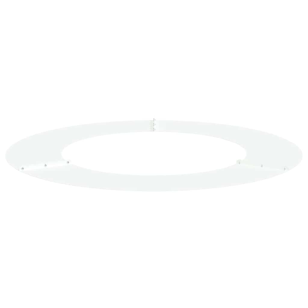 Flat Tree Ring White Ø50 / 80 cm Steel