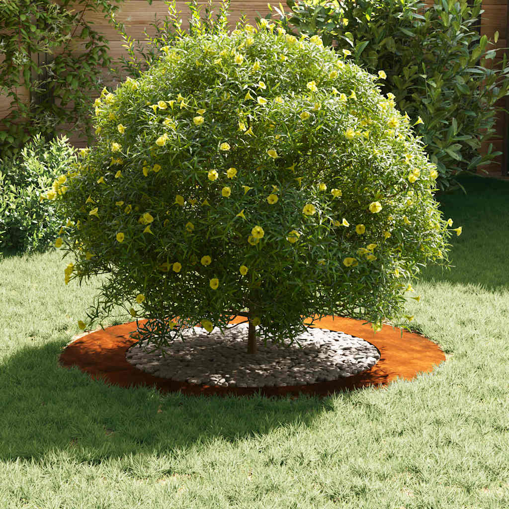 suitable for Flat Tree Ring Brown Ø60 / 90 cm Weathering steel