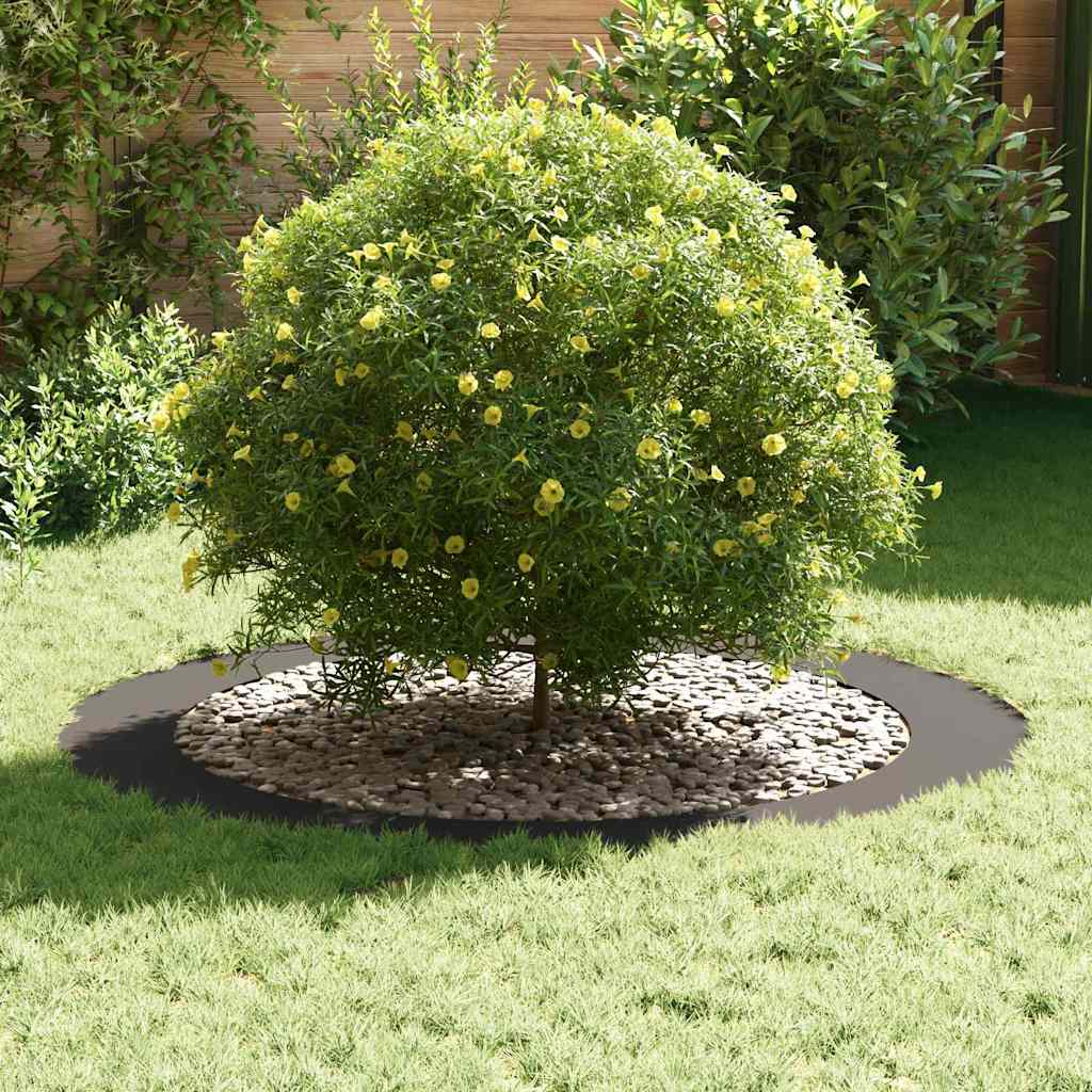 suitable for Flat Tree Ring Black Ø90 / 120 cm Steel