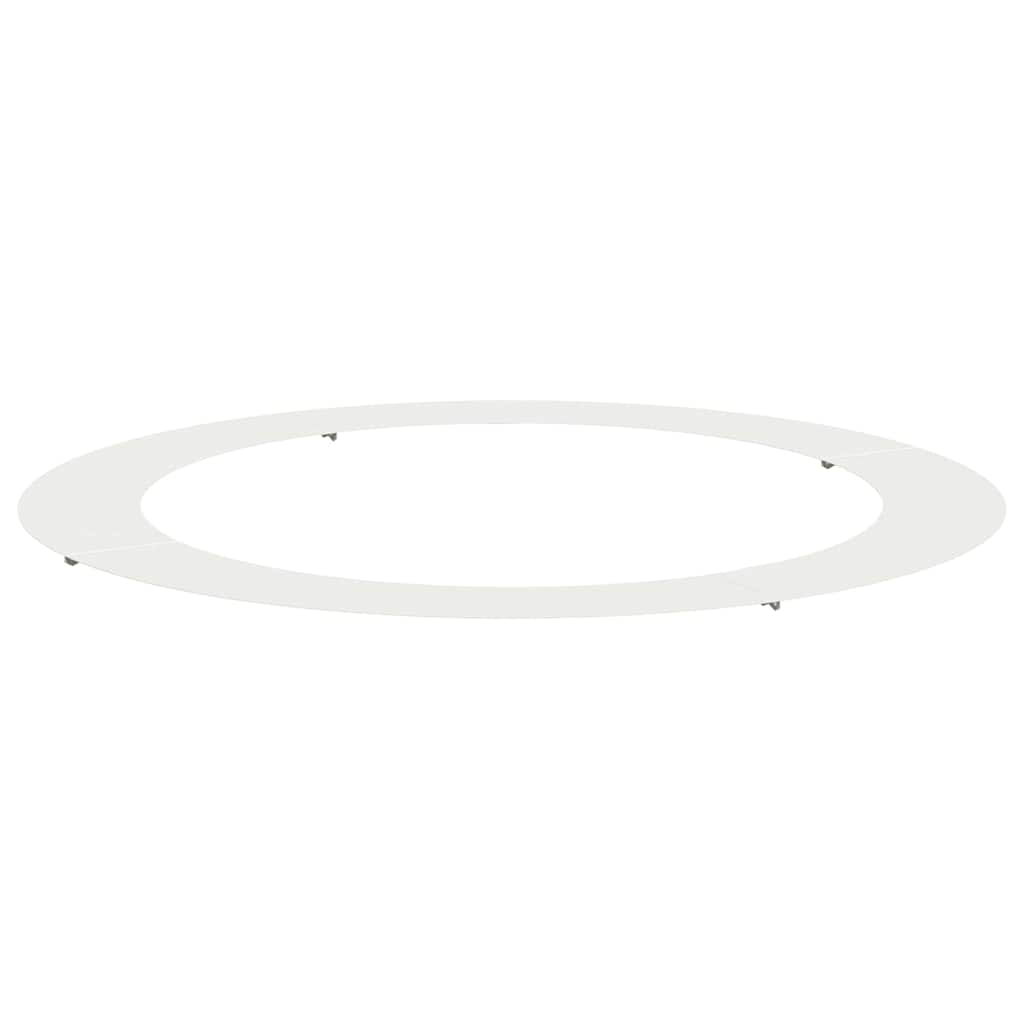Flat Tree Ring White Ø90 / 120 cm Steel