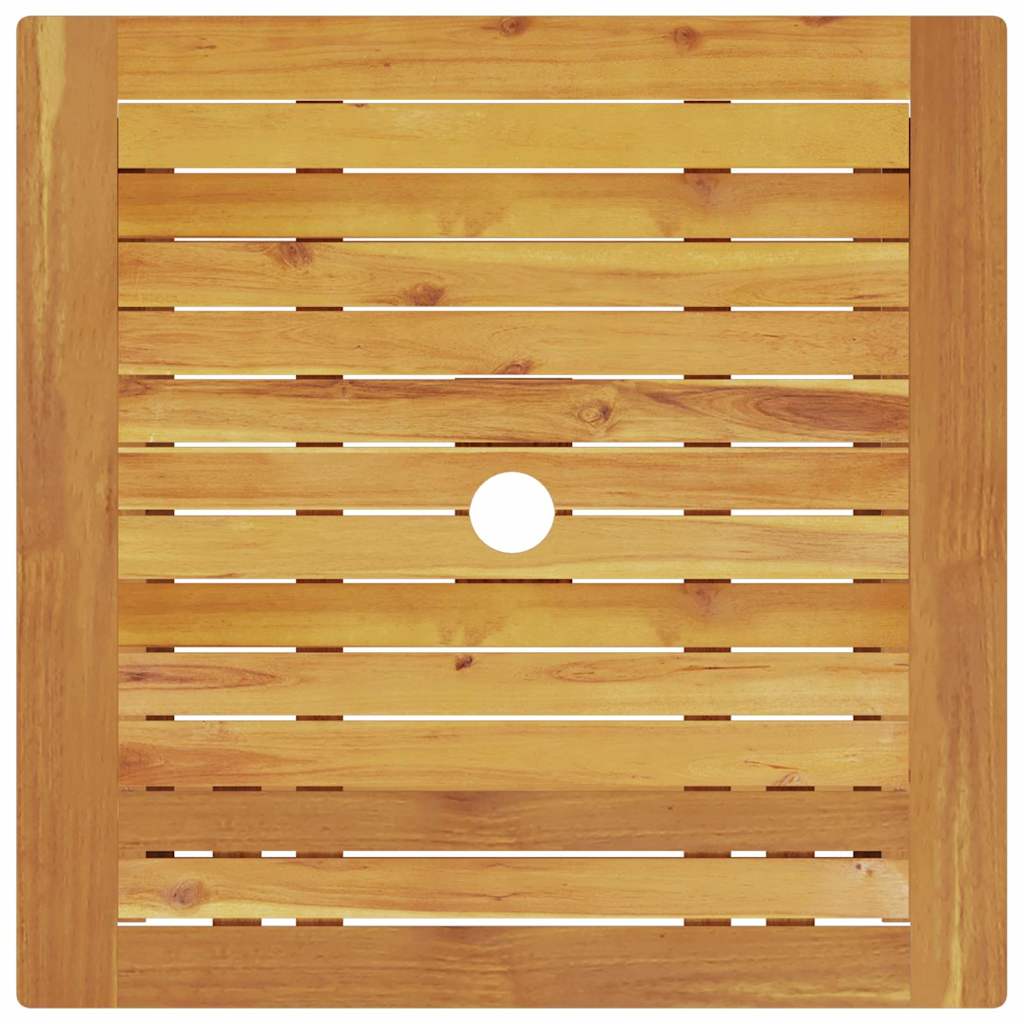 Folding Bistro Set Folding 3 pcs Brown Solid acacia wood