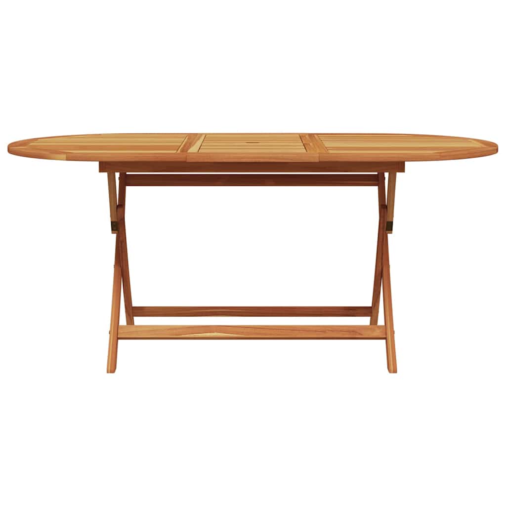 Garden Dining Set Folding 7 pcs Taupe Solid acacia wood