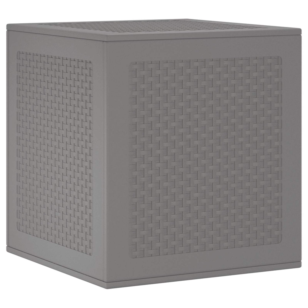 Storage Box Light Grey 55 x 53 x 57 cm Polypropylene