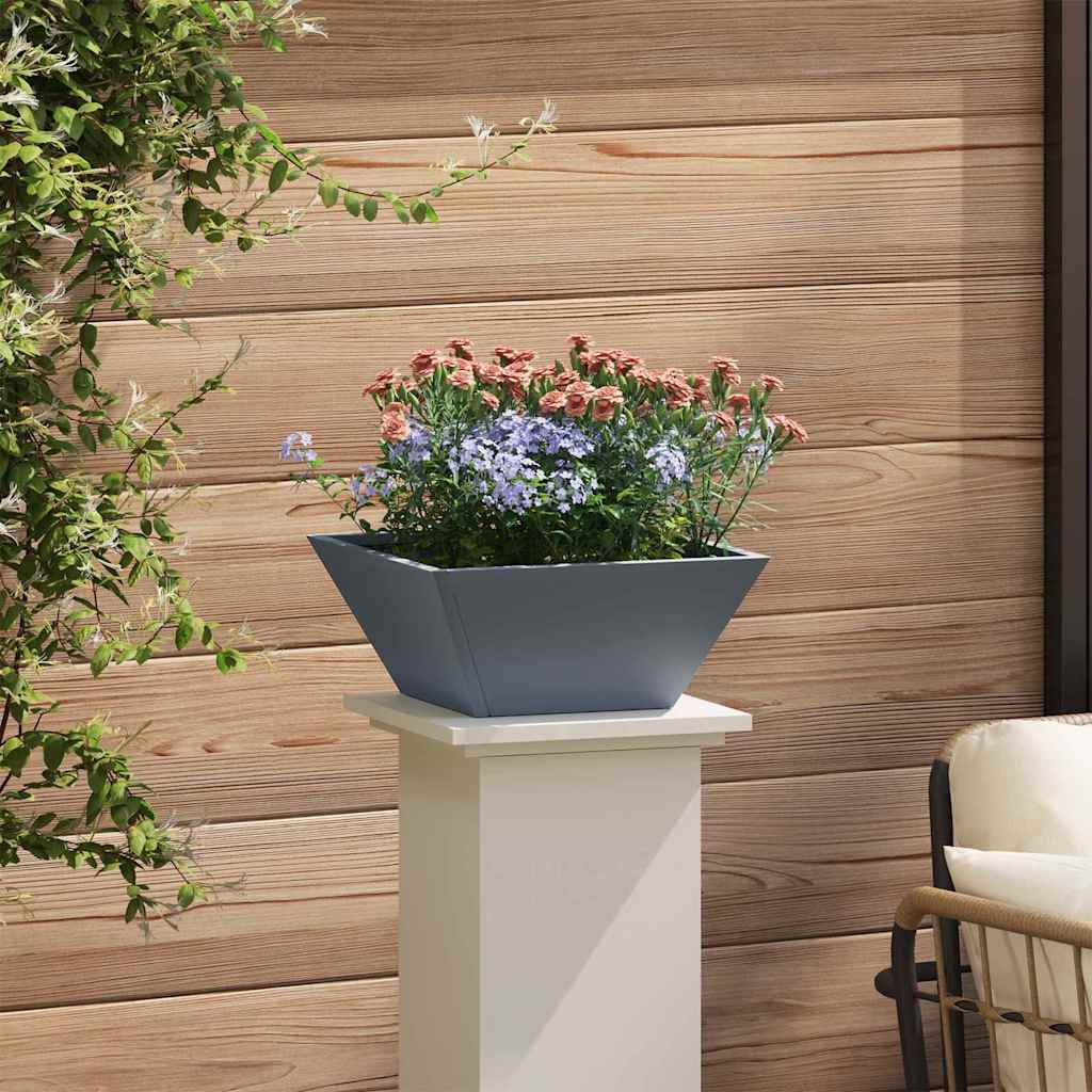Garden Planter Anthracite 35 x 35 x 15 cm Cold-rolled Steel