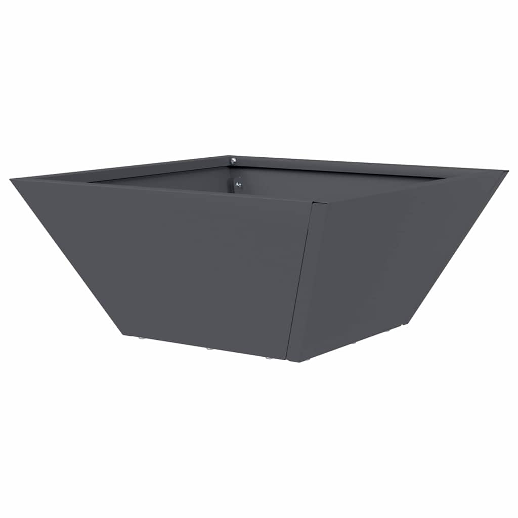 Garden Planter Anthracite 35 x 35 x 15 cm Cold-rolled Steel