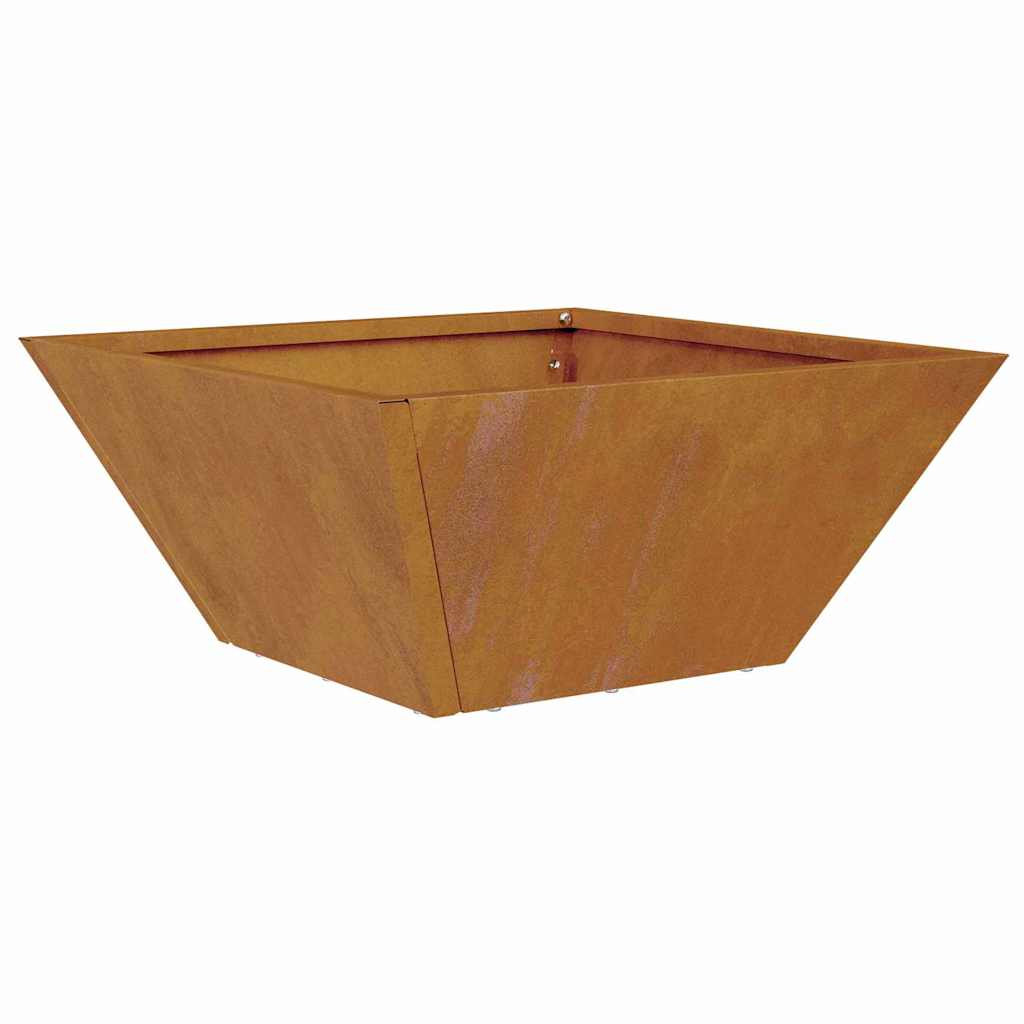 Garden Planter 5 pcs Rusty 35 x 35 x 15 cm Weathering Steel