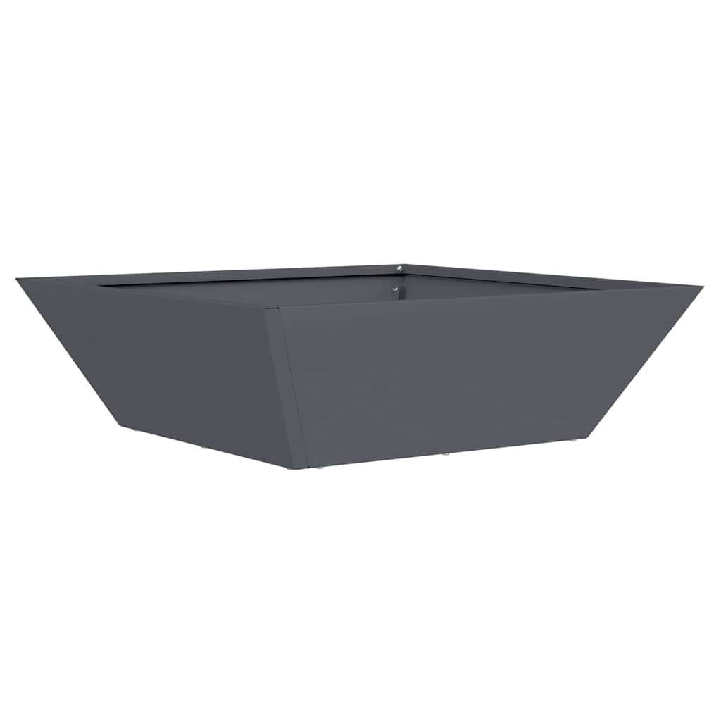 Garden Planter Anthracite 50 x 50 x 15 cm Cold-rolled Steel