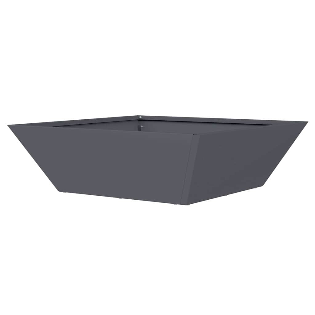 Garden Planter 5 pcs Anthracite 50 x 50 x 15 cm