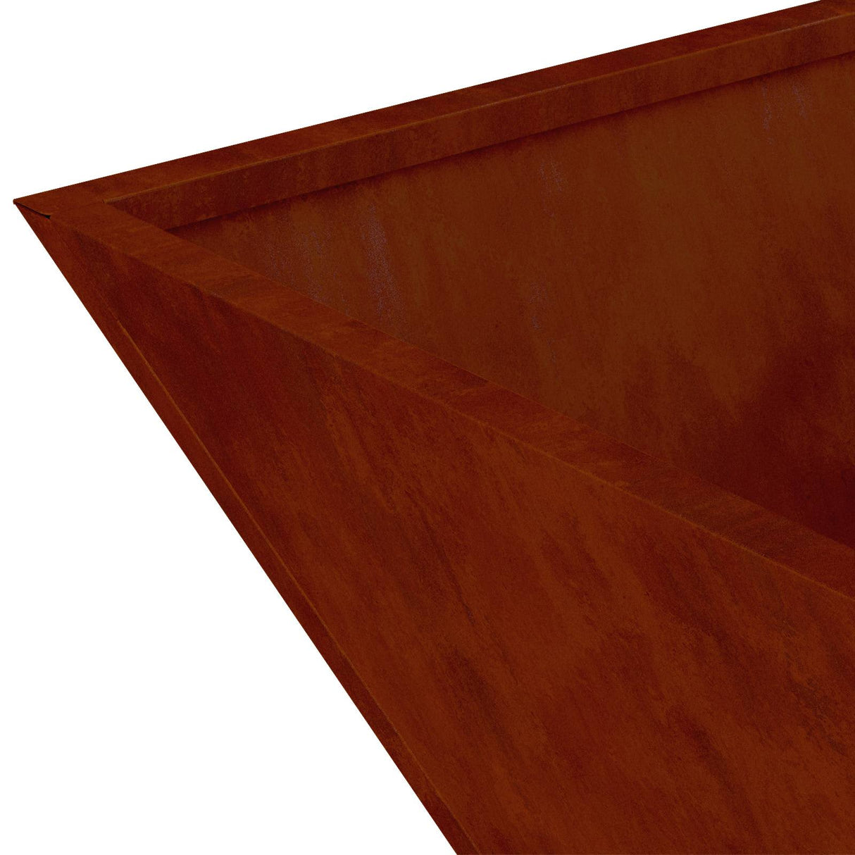 Garden Planter Rusty 50 x 50 x 15 cm Weathering Steel