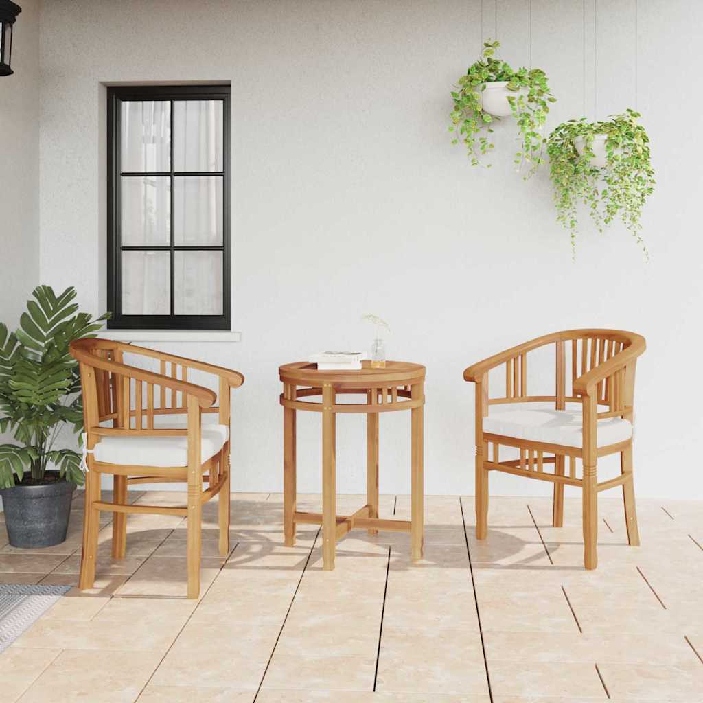Garden Chairs 2 pcs Brown 63 x 58 x 89 cm Solid teak wood