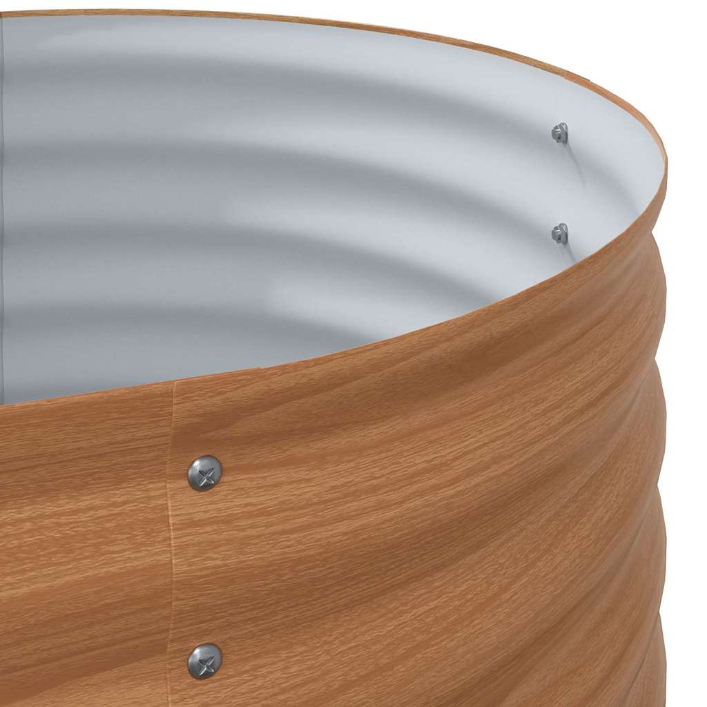 Garden Raised Bed Brown 400 x 80 x 44 cm Steel