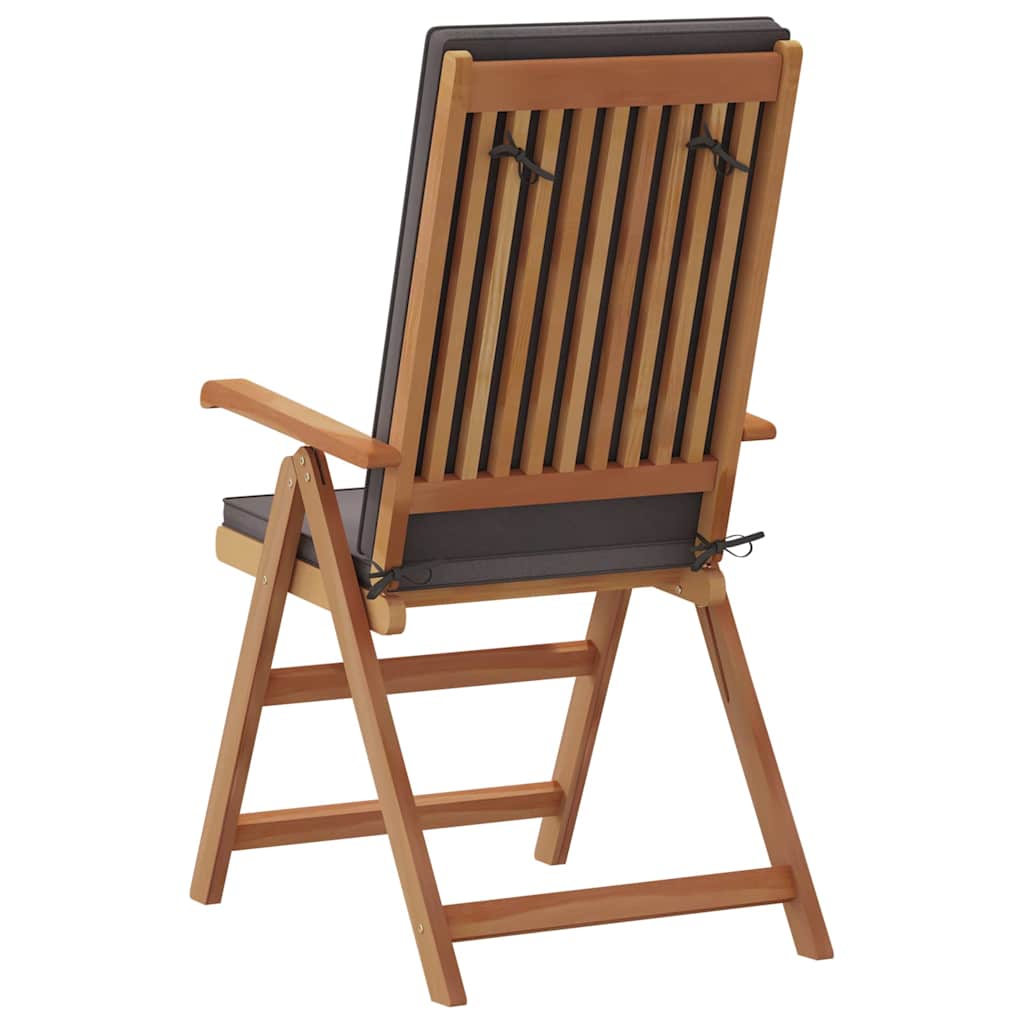 Garden Chair 8 pcs Brown 57 x 71.5 x 104cm Solid Teak wood