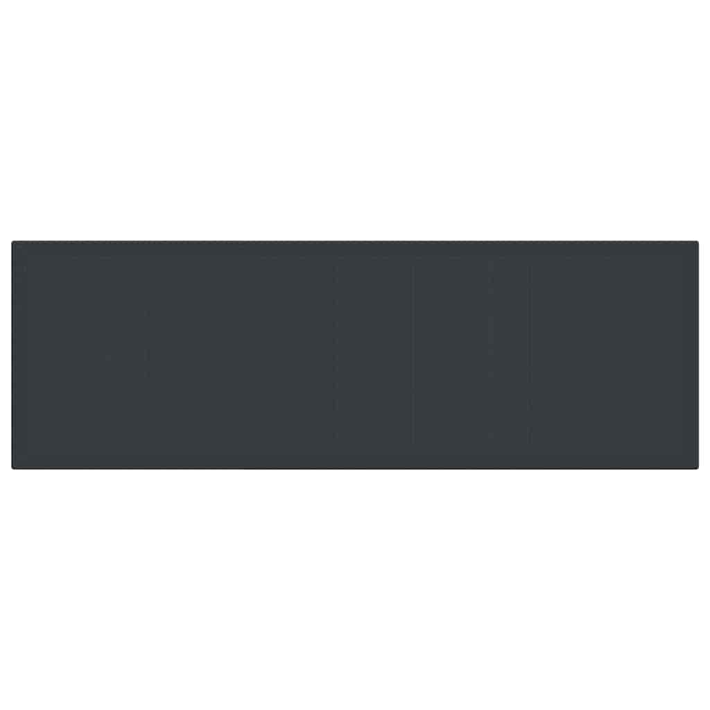 Garden Dining Set with Cushion 13 pcs Anthracite Plastic