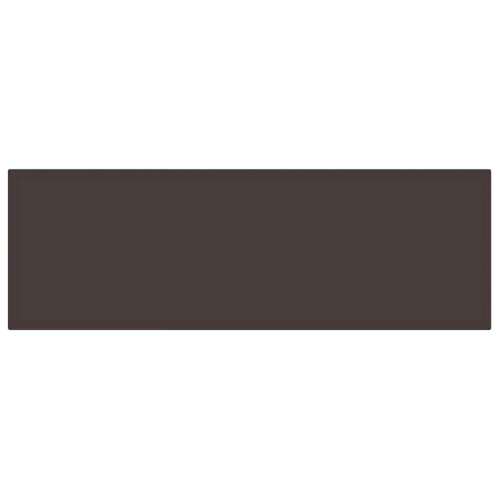 Garden Dining Set 13 pcs Brown and Taupe Poly rattan