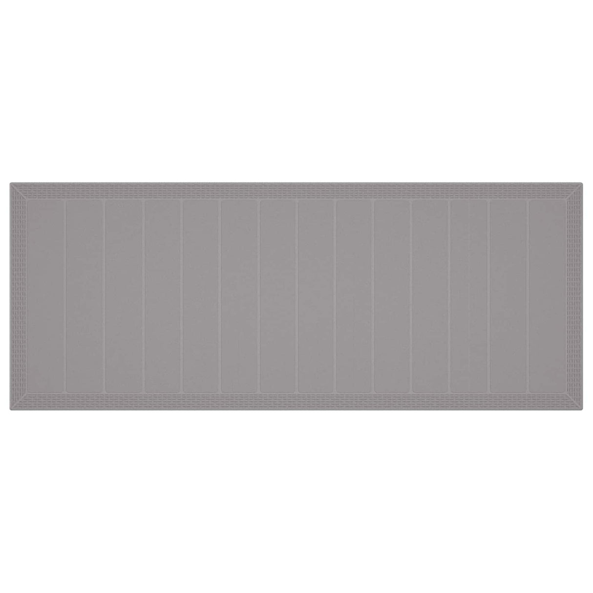 Garden Dining Set 9 pcs Light Grey Polt rattan