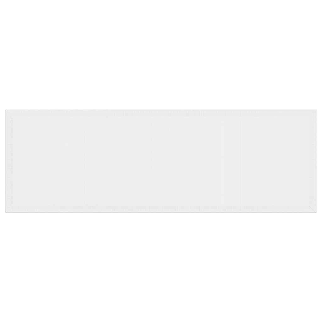 Garden Dining Set 11 pcs White Rattan and Steel