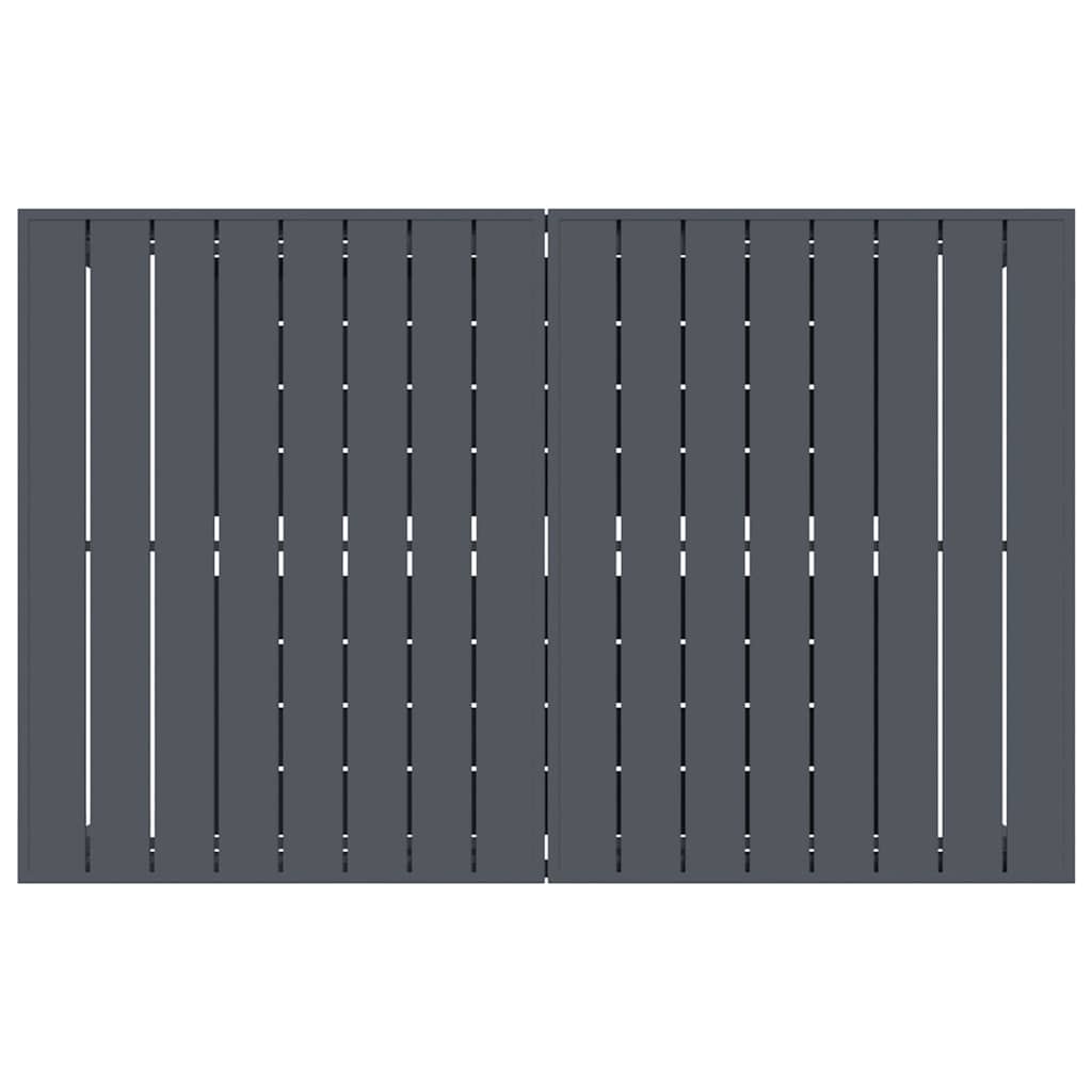 Garden Dining Set 9 pcs Steel