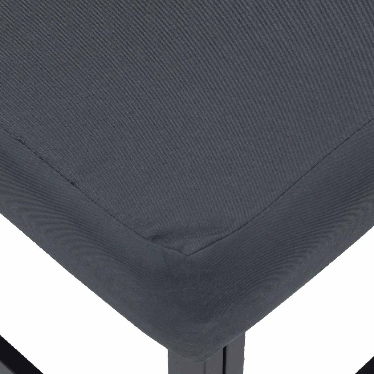 Garden Sofa Set with Cushion 12 pcs Black Aluminium