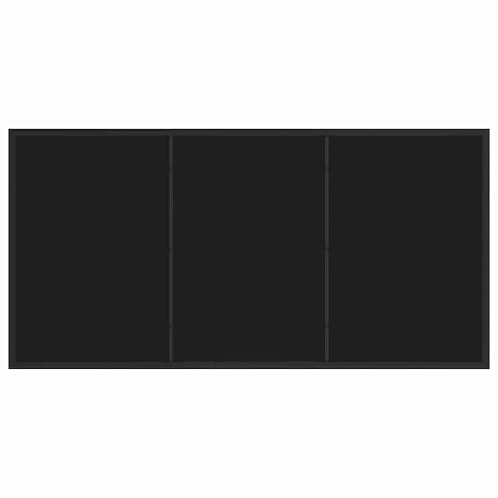 Garden Dining Set 5 pcs Black Textilene & & Powder-coated steel