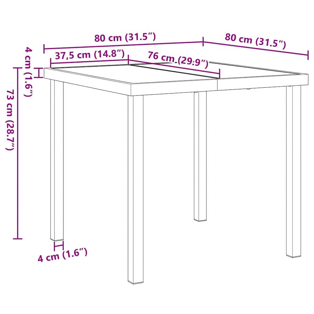 Garden Dining Set 5 pcs Brown Poly Rattan