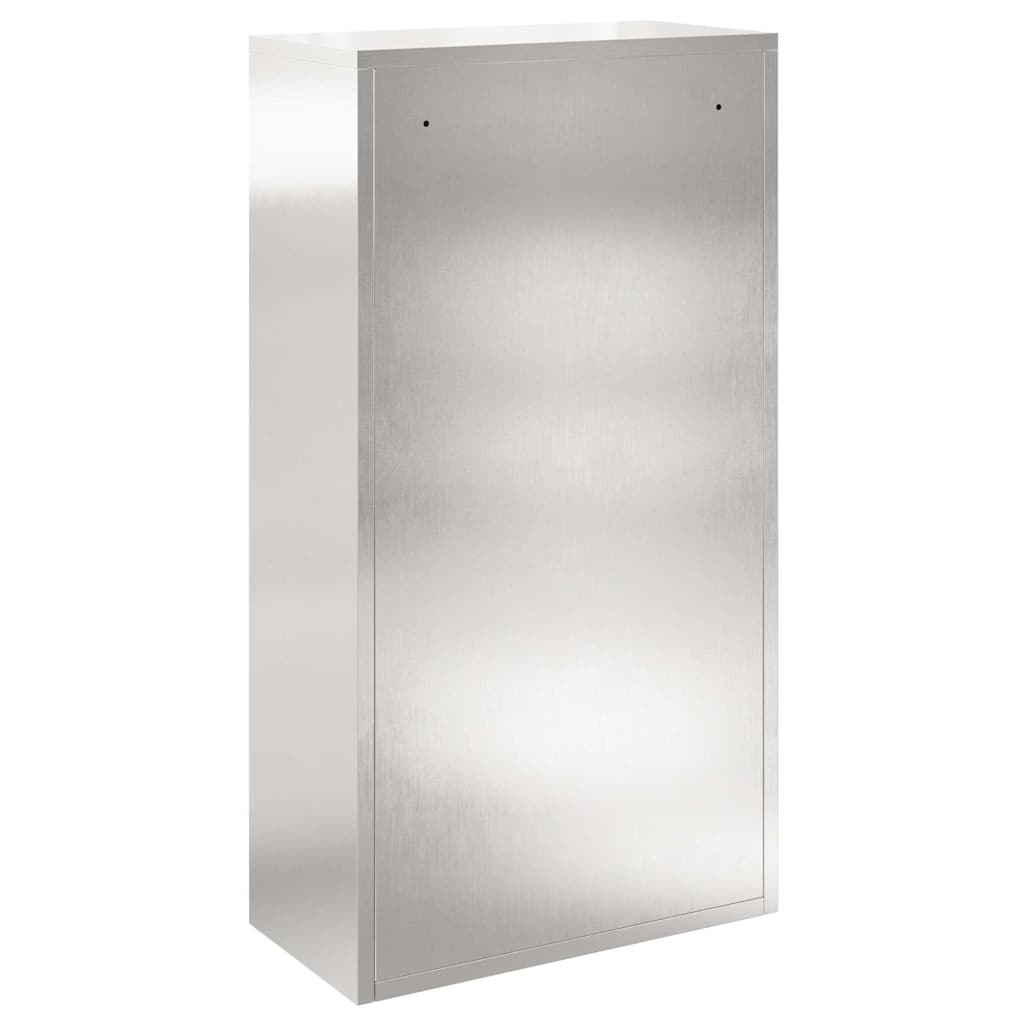 Parcel Drop Box Silver 44 x 22 x 82 cm Stainless Steel