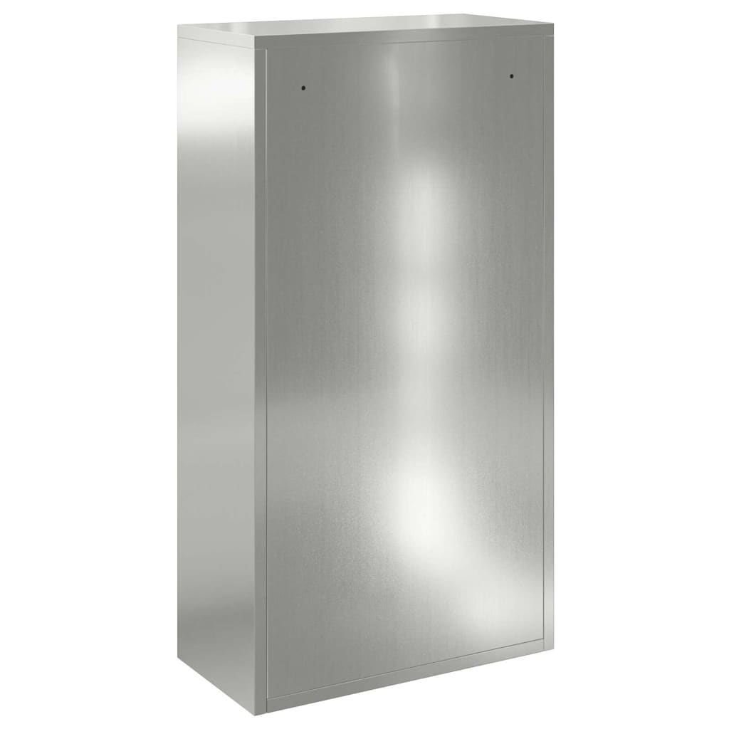 Parcel Drop Box Silver 44 x 22 x 82 cm Galvanised Steel