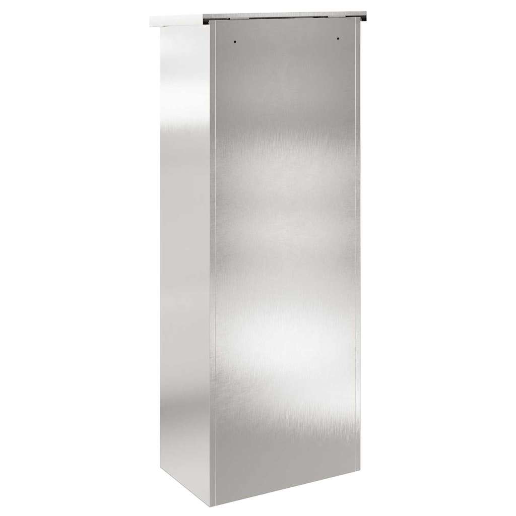 Parcel Drop Box Black 44.5 x 29 x 110.5 cm Stainless steel
