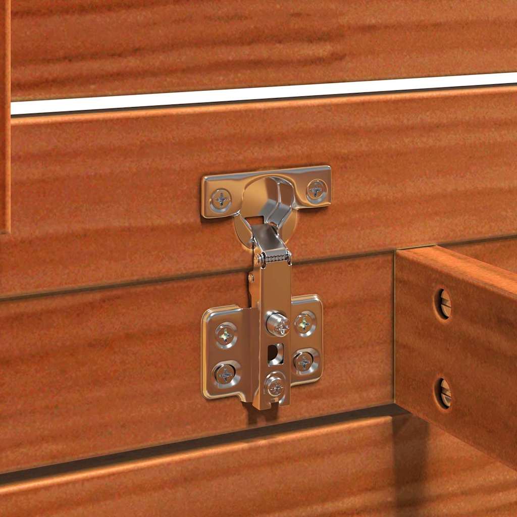 Storage Box Wax Brown 101 x 50.5 x 46.5 cm Engineered wood