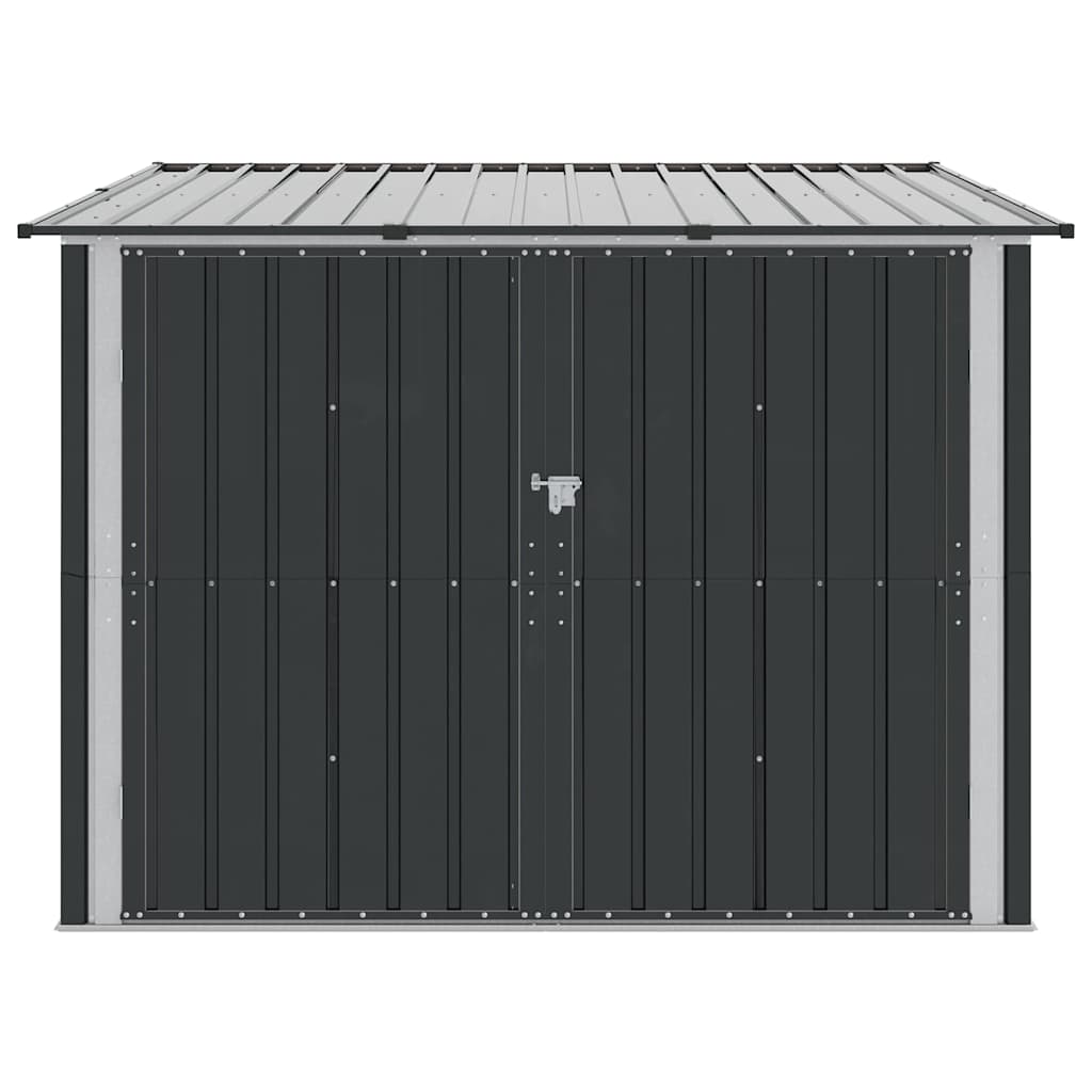 Bike Shed 3 pcs Anthracite 215 x 206 x 157 cm Metal