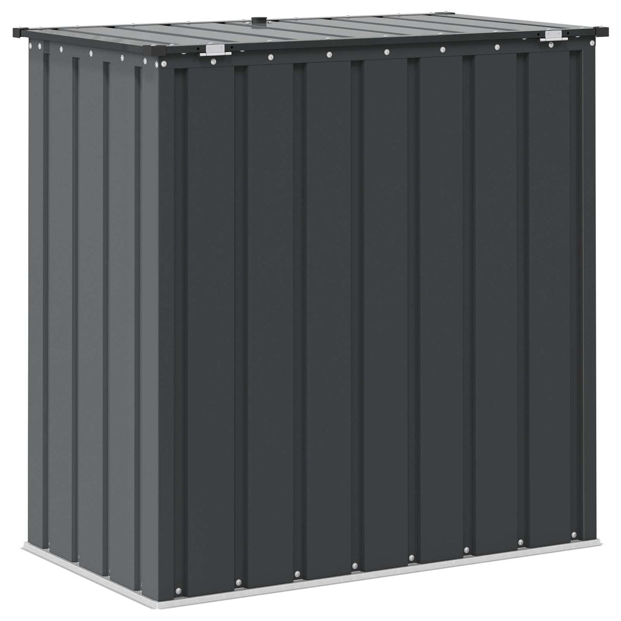 Garden Storage Box Black 101.5 x 57 x 100.5 cm Steel