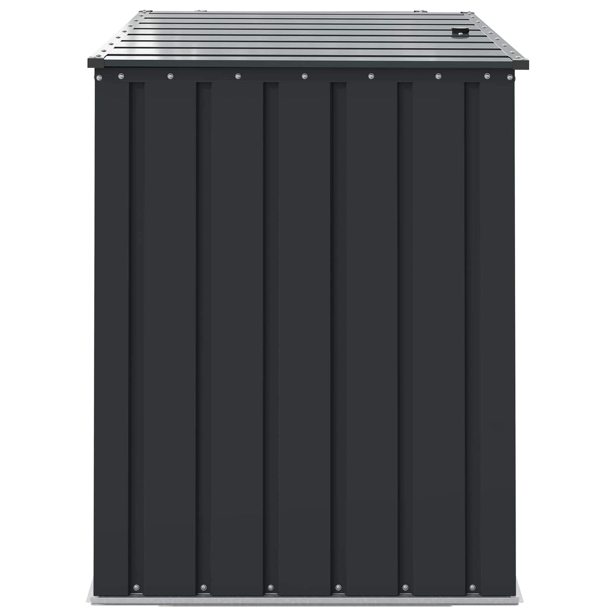 Garden Storage Box Black 101.5 x 82 x 100 cm Steel
