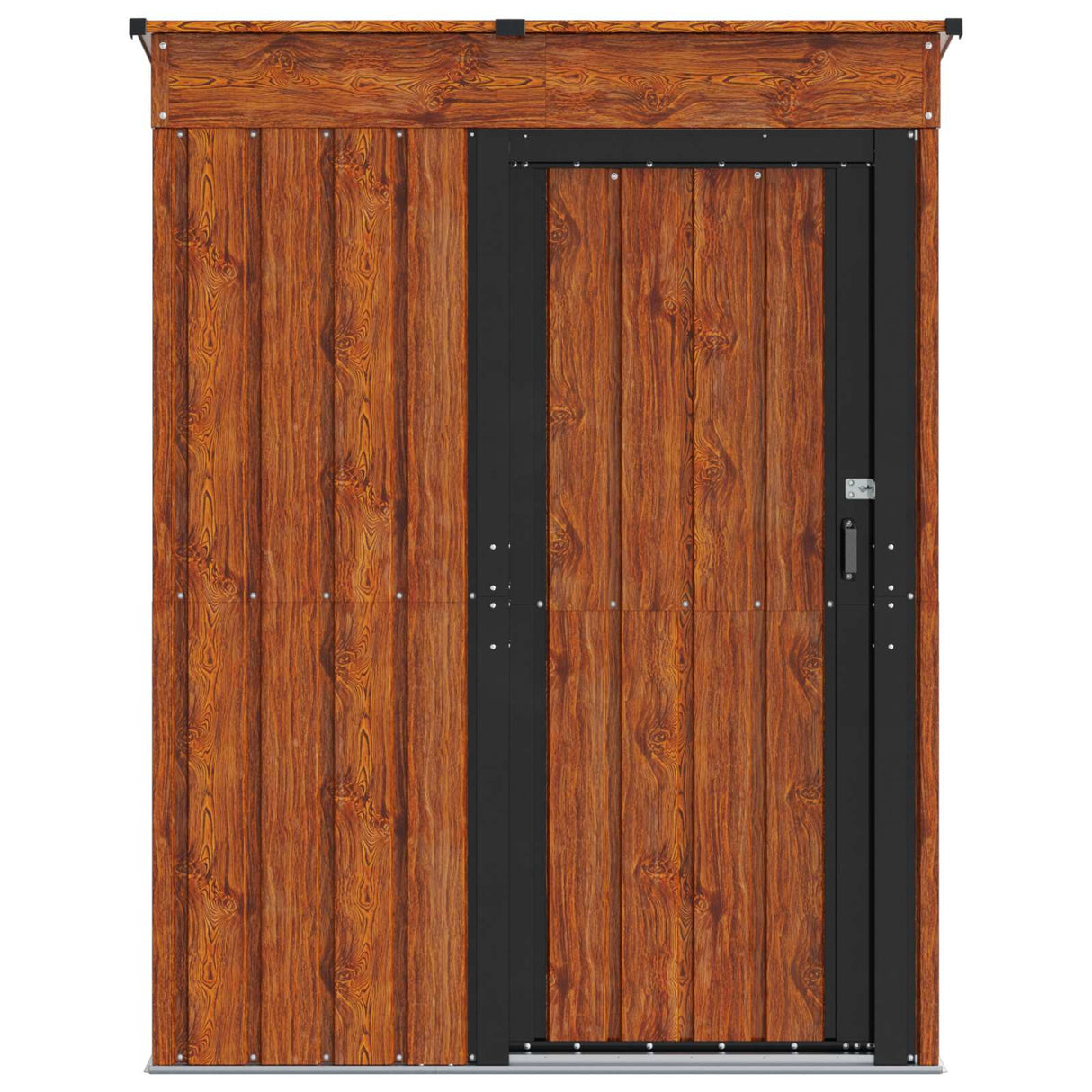 Garden Sheds Brown 137 x 81 x 180 cm Metal