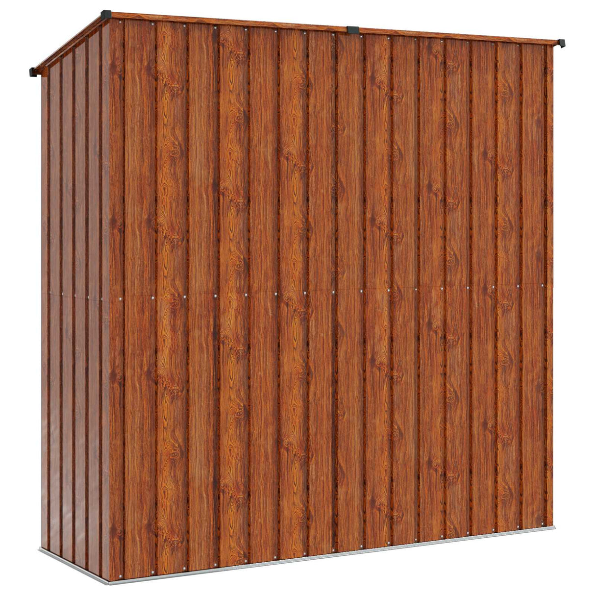 Garden Sheds Brown 203.5 x 73 x 200 cm Metal