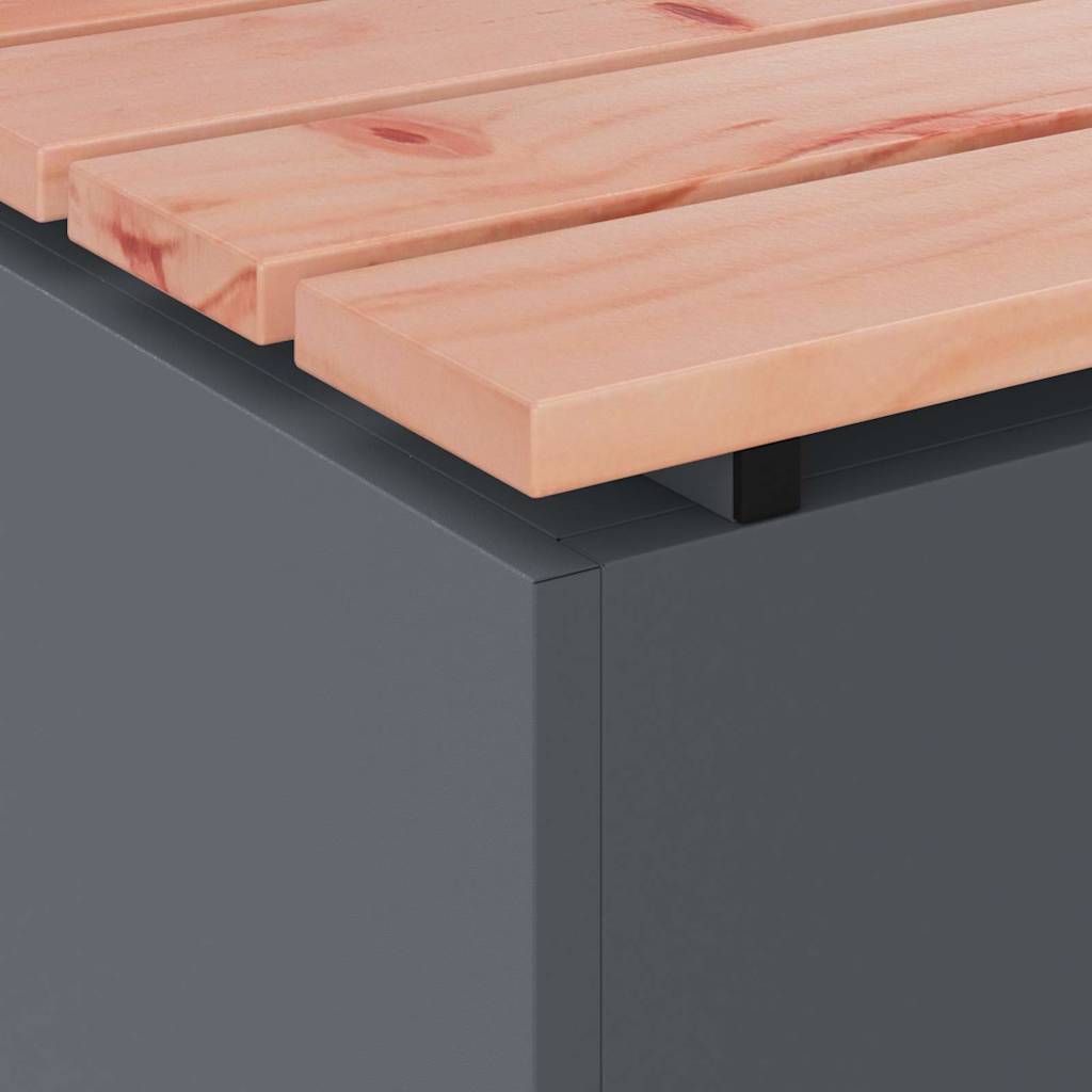 Garden Bench Anthracite 80 x 40 x43 cm Steel