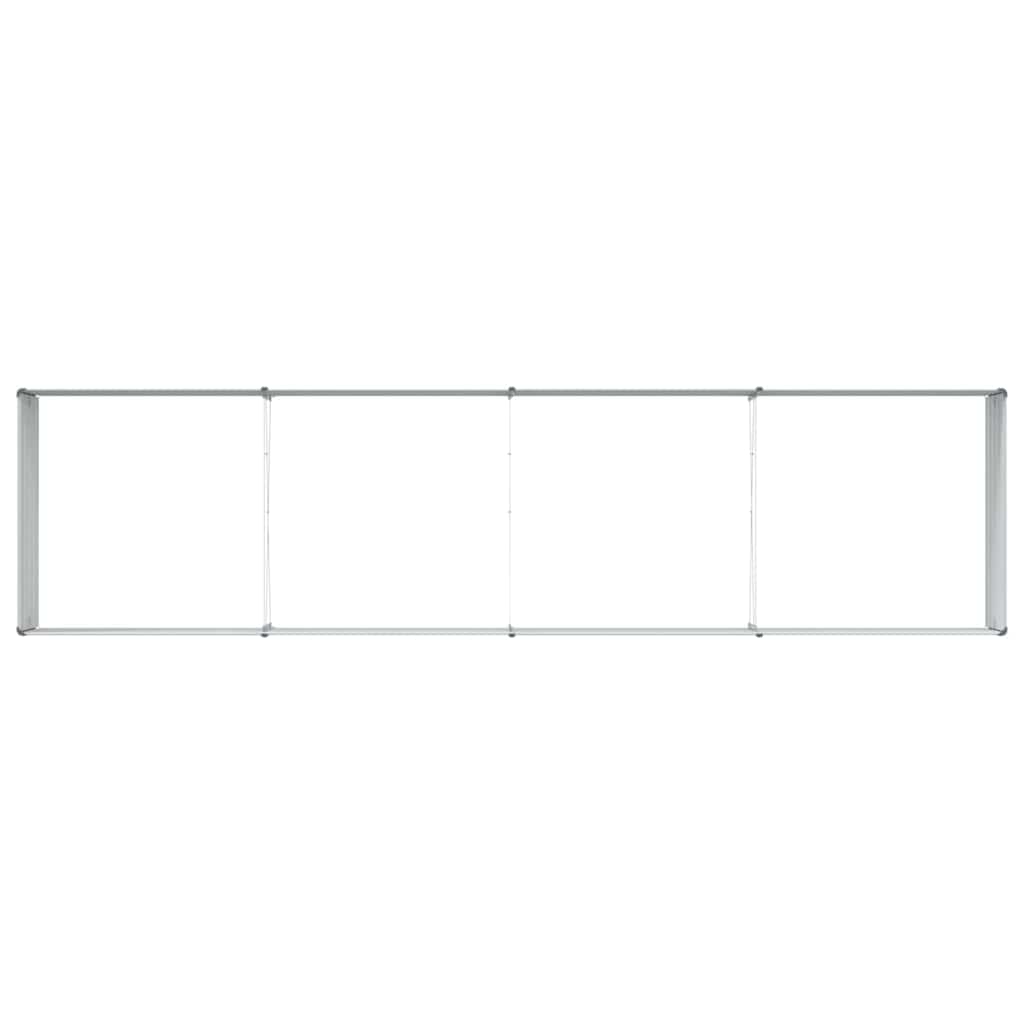 Garden Raised Bed Light Brown 320 x 80 x 45 cm Galvanised Steel