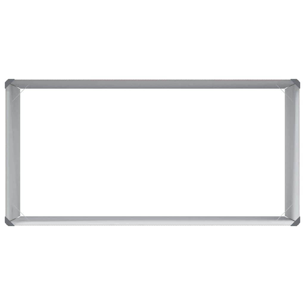 Garden Raised Bed Light Brown 98 x 50 x 68 cm Galvanised Steel