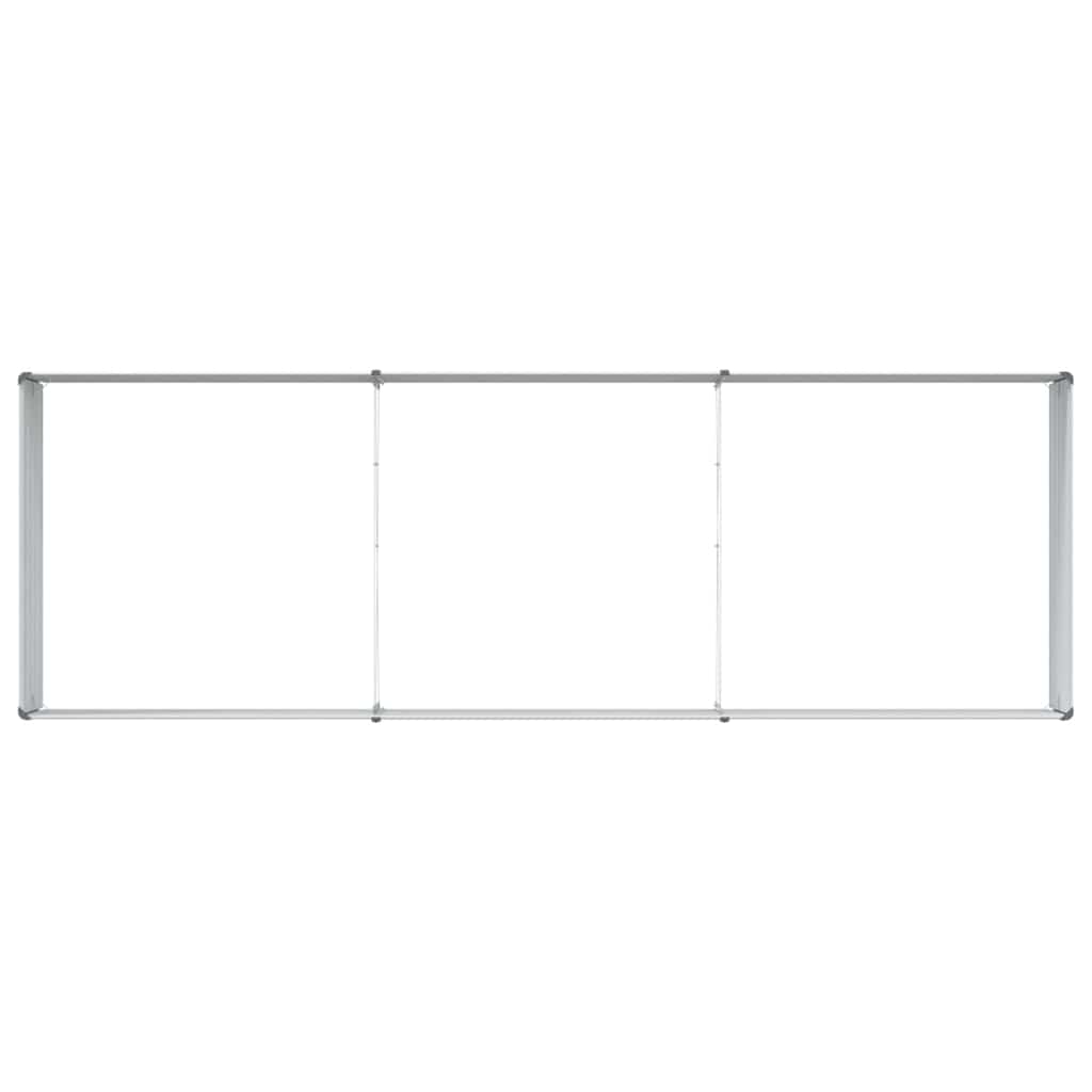 Garden Raised Bed Light Brown 240 x 80 x 45 cm Galvanised Steel