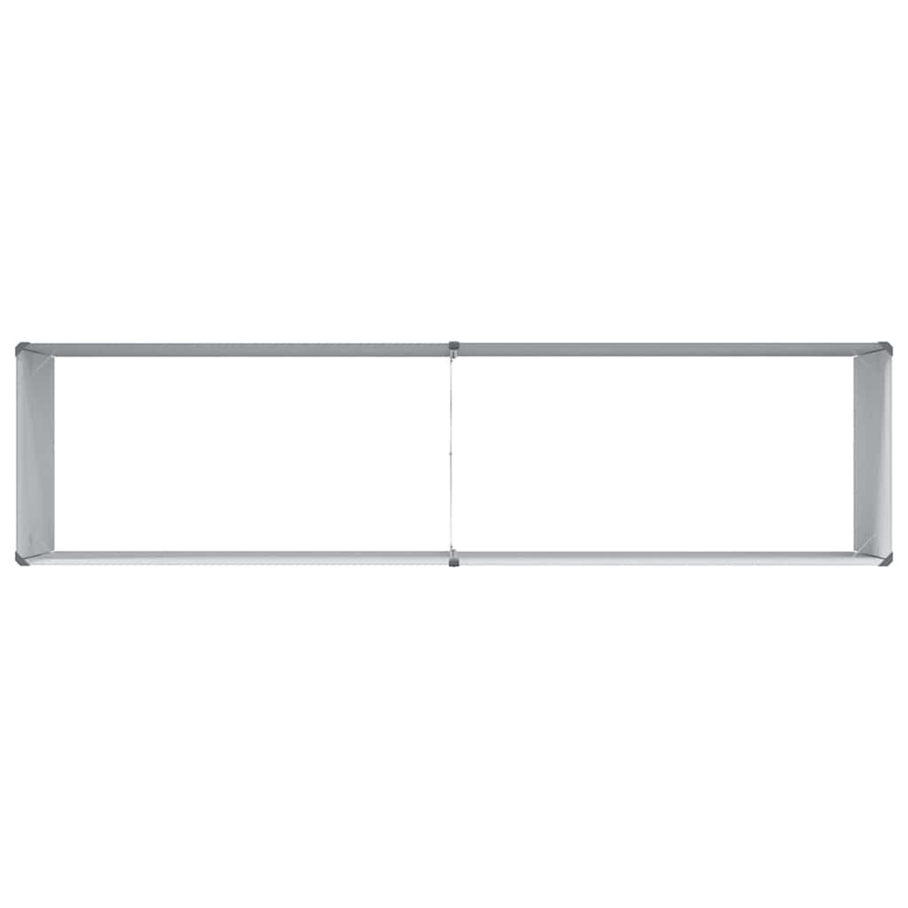 Garden Raised Bed Light Brown 195 x 50 x 68 cm Galvanised Steel
