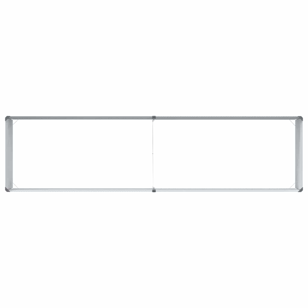 Garden Raised Bed Light Brown 195 x 50 x 36 cm Galvanised Steel