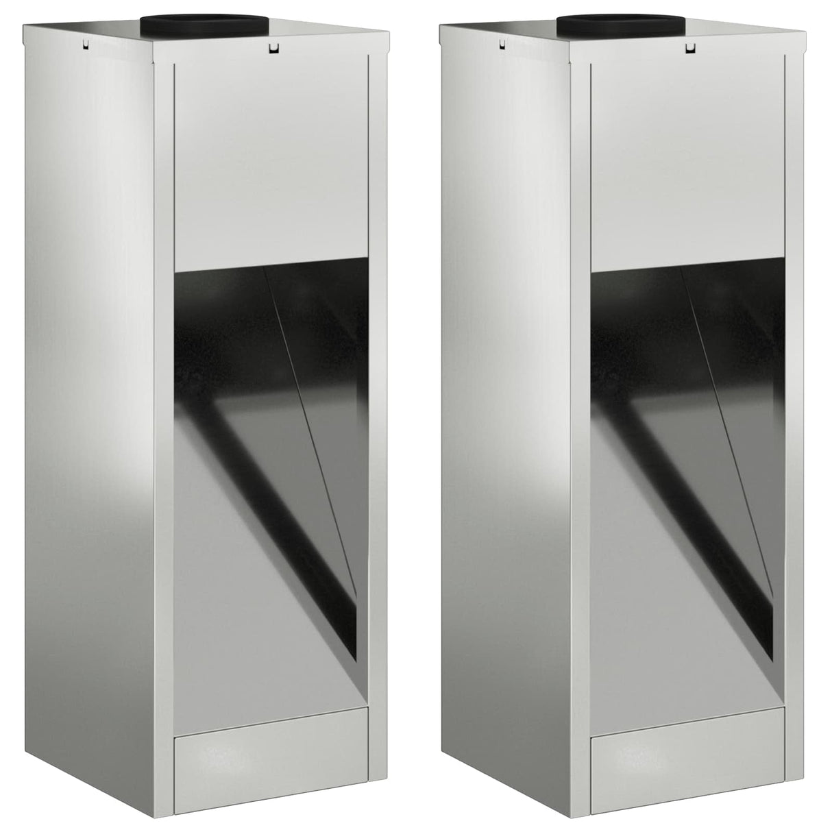 Solar Led Pathway Light 2 pcs Galvanized Galvanized