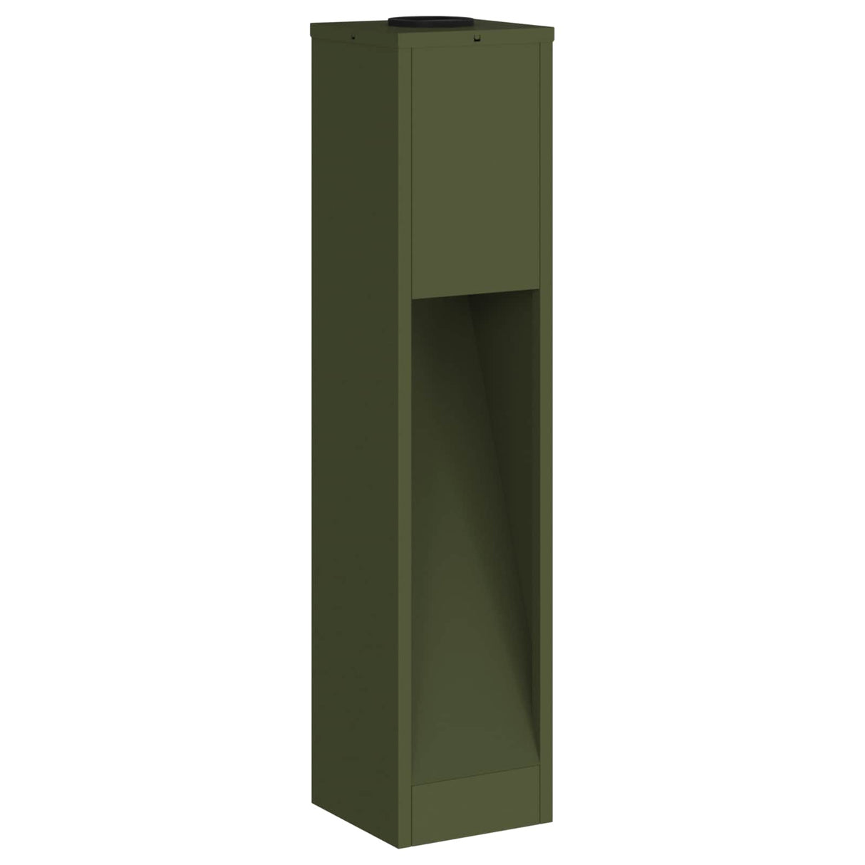 Solar Led Pathway Light 2 pcs Olive Green Cold Rolled Steel