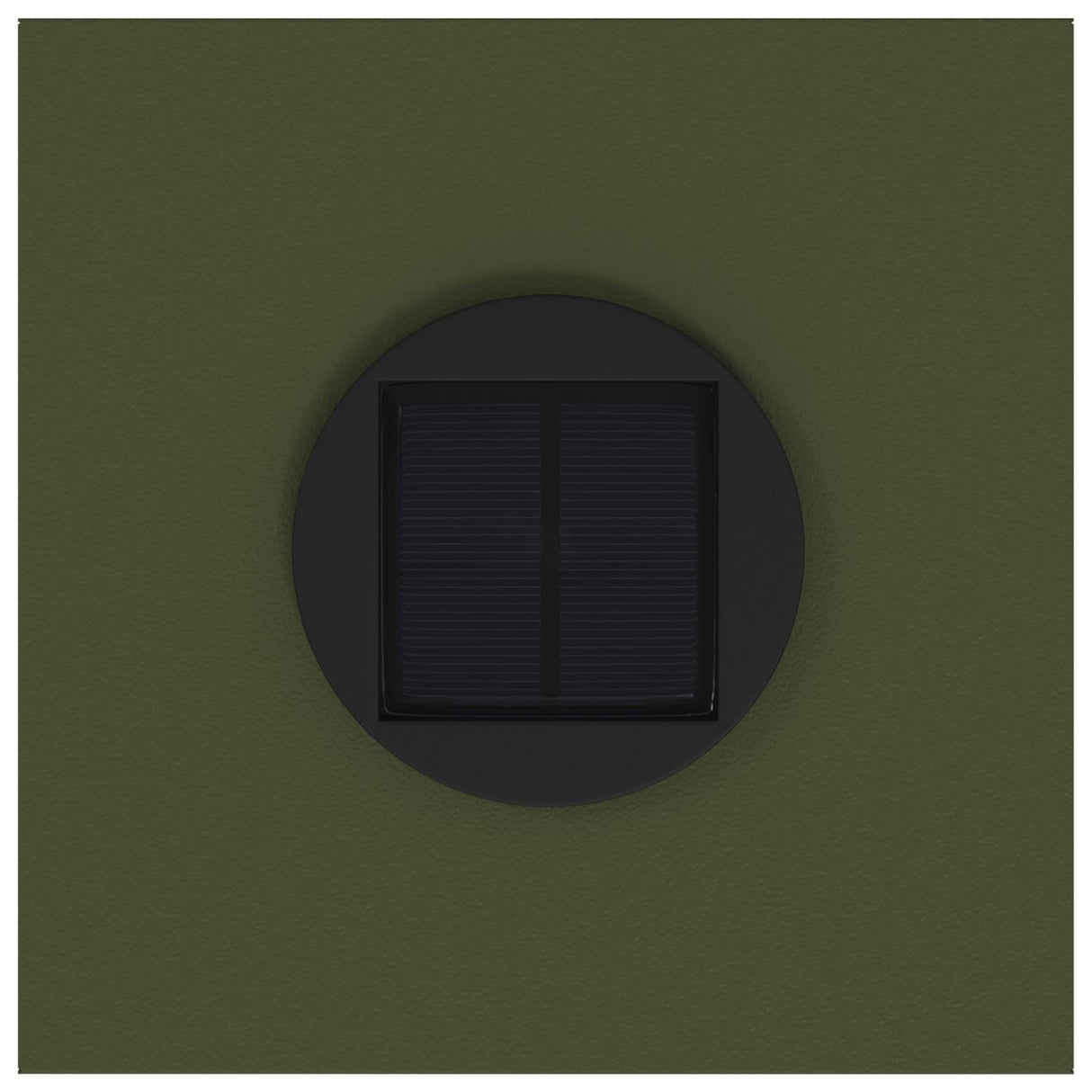 Solar Led Pathway Light 2 pcs Olive Green Cold Rolled Steel