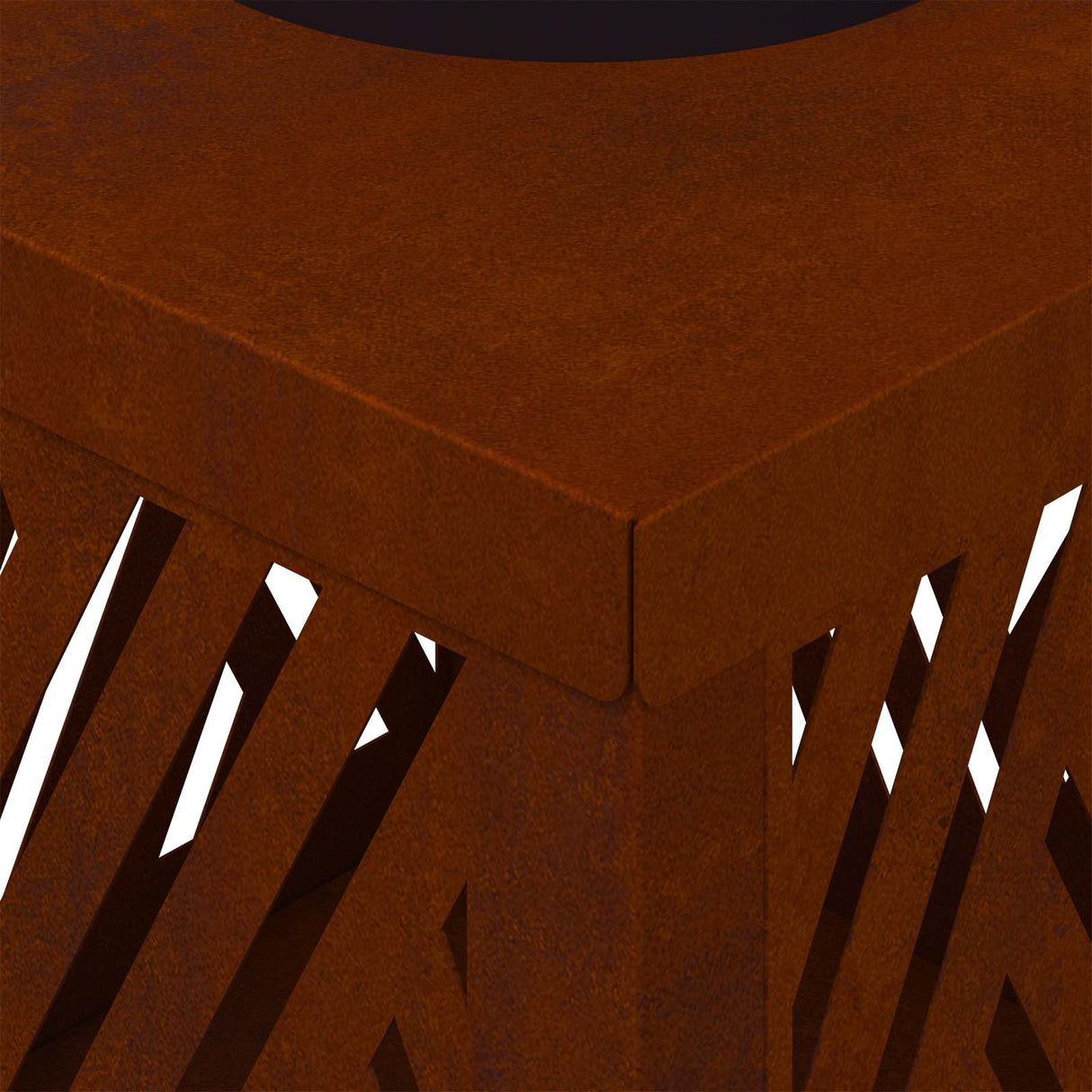 Solar LED Pathway Light 2 pcs Corten Steel Corten Steel