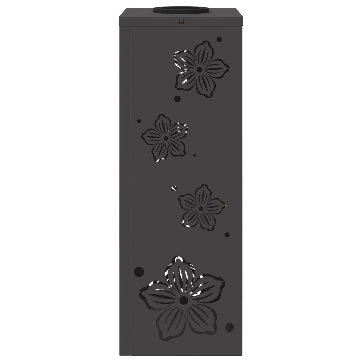 Solar LED Pathway Light 2 pcs Black Cold Rolled Steel