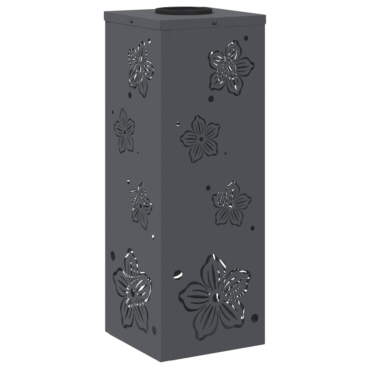 Solar LED Pathway Light 2 pcs Anthracite Cold Rolled Steel