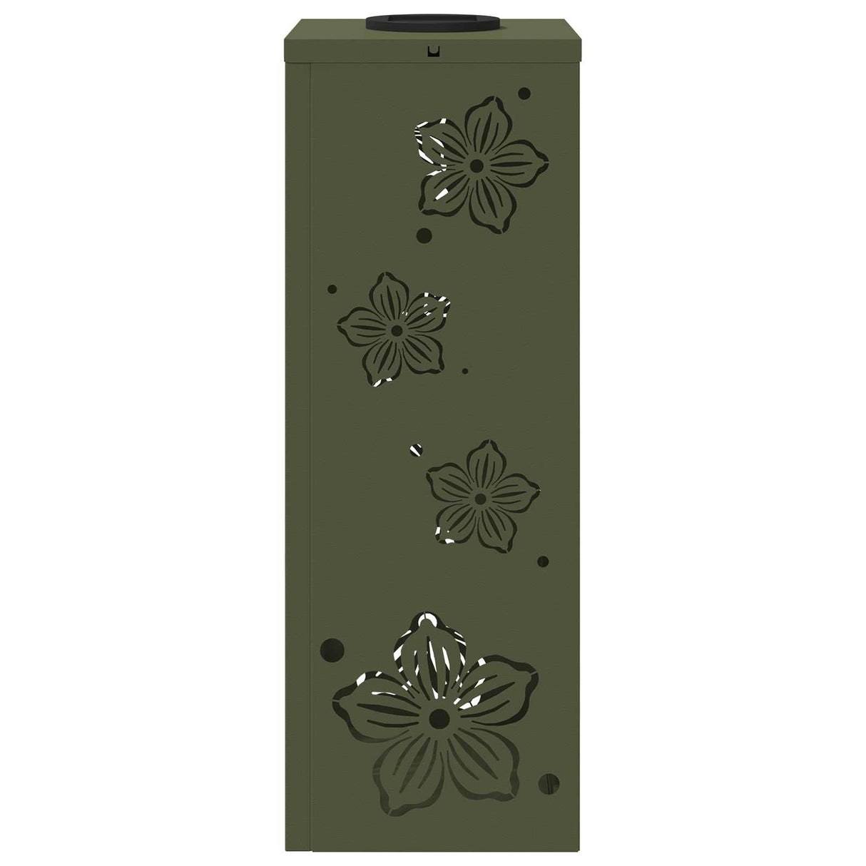 Solar LED Pathway Light 2 pcs Olive Green Cold Rolled Steel