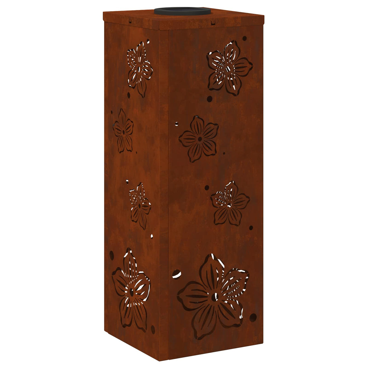 Solar LED Pathway Light 2 pcs Corten Steel Corten Steel