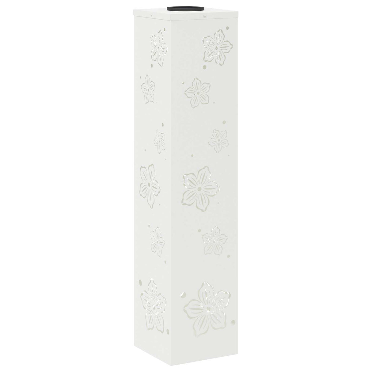 Solar LED Pathway Light 2 pcs White Cold Rolled Steel