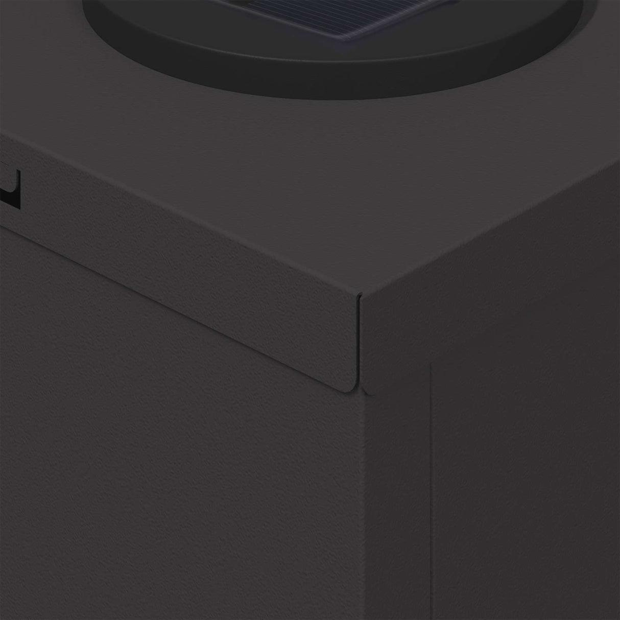 Solar LED Pathway Light 2 pcs Black Cold Rolled Steel